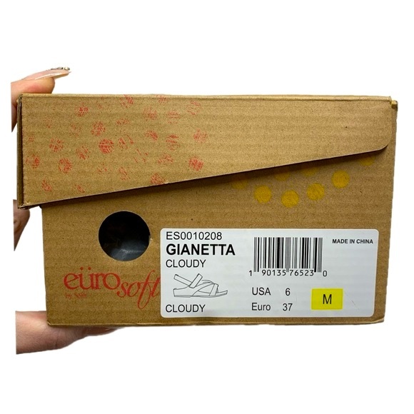 Eurosoft Gianetta Wedge Sandal in Taupe - Picture 9 of 10